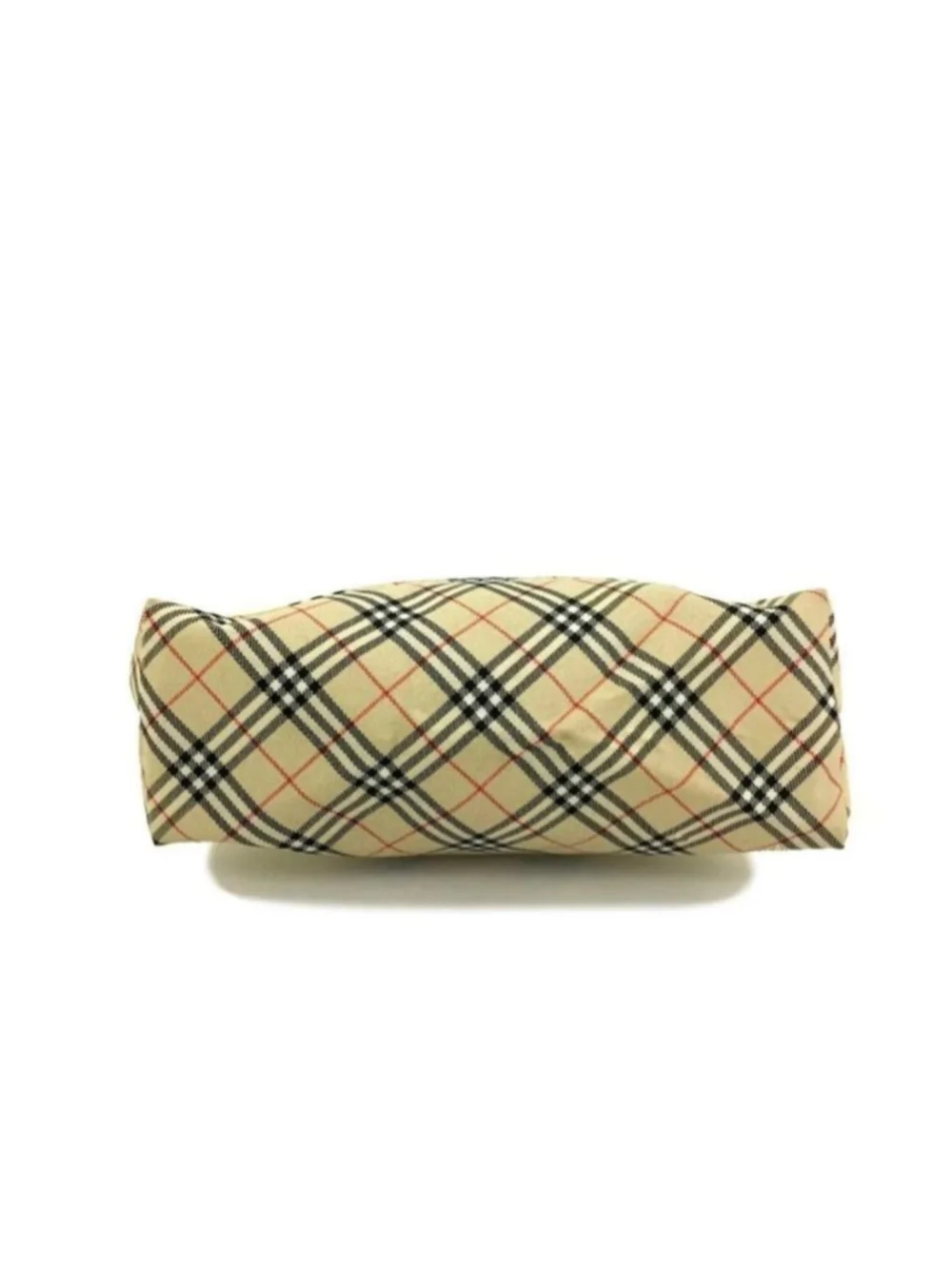 Women's Burberry Beige & Black Plaid Cosmetic Bag One Size